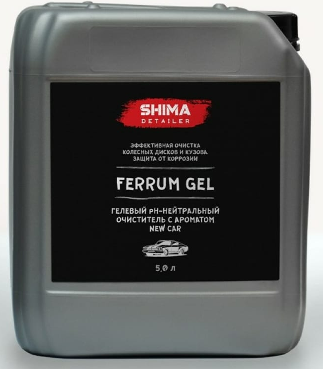 Shima Detailer "Ferrum Gel" NEW CARE Очиститель дисков с индикатором 5л ...
