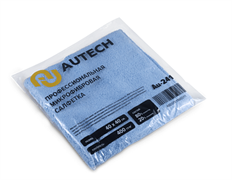 PROFI-MICROFASERTUCH BLAU Микрофибра салфетка 40*40 см, голубая, 400гр Au-241
